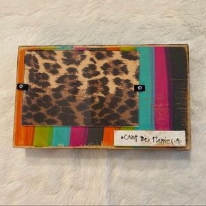 “COUNT THE HAPPIES” Wooden Picture Frame